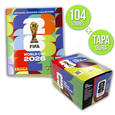 104 Sobres Figuritas + Album Tapa Dura